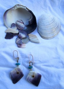 Wampum, Turquoise and Gold Earrings eBay